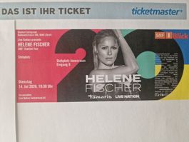 2 Billets pour le concert d'Helene Fischer