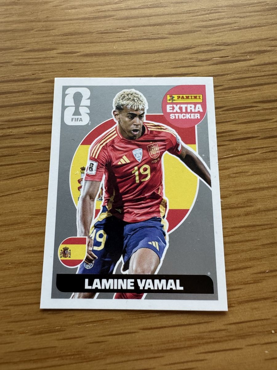 Panini Carte collezionabili: Extra Sticker Lamine Yamal Silber – Nuovo (secondo la descrizione) da Kriens venduto da jer_w5l7