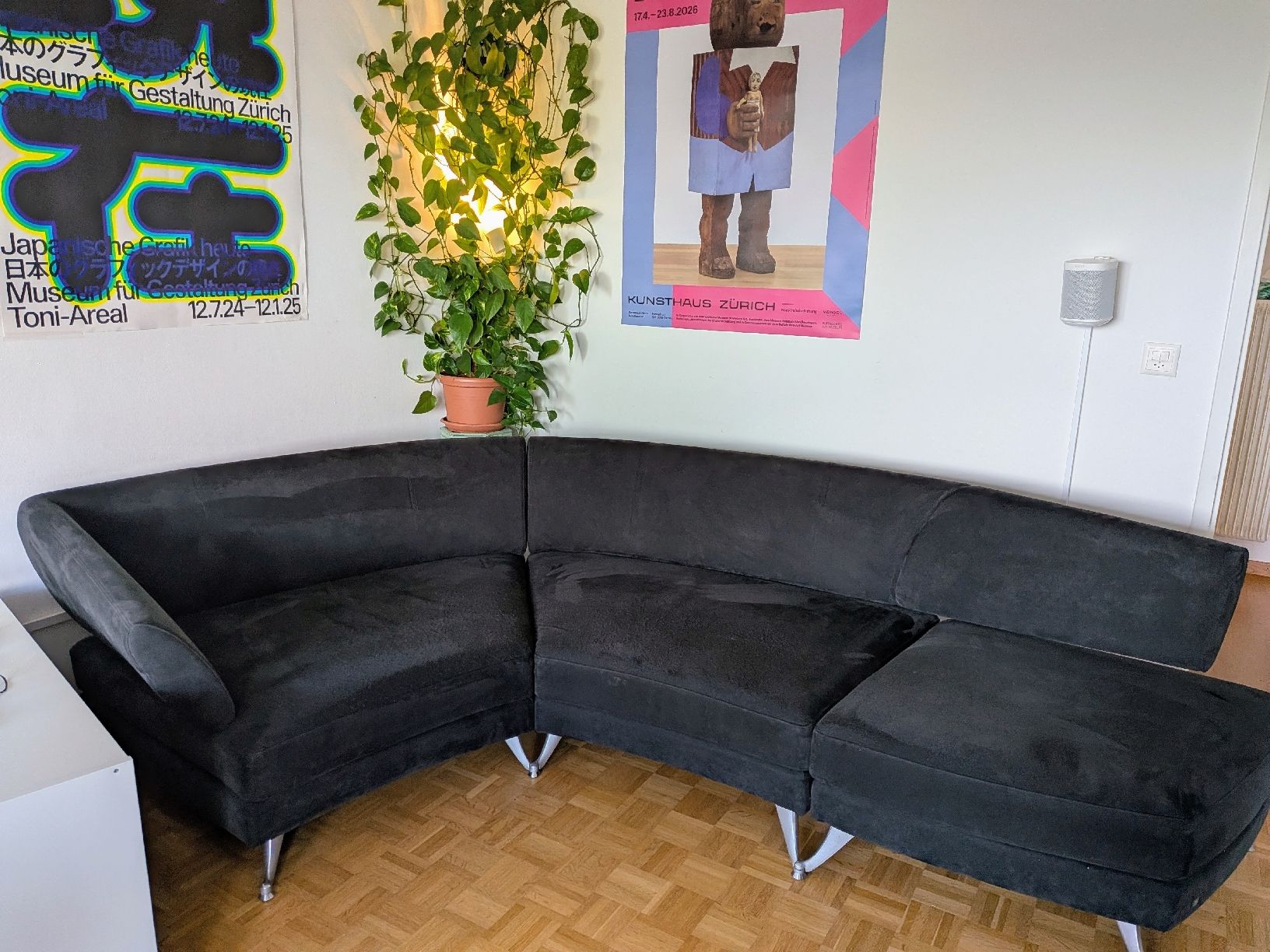 Rolf Benz Divani: Rolf Benz 222 Designer Sofa Schwarz – Usato da Spiegel b. Bern venduto da cba_q6lw 1