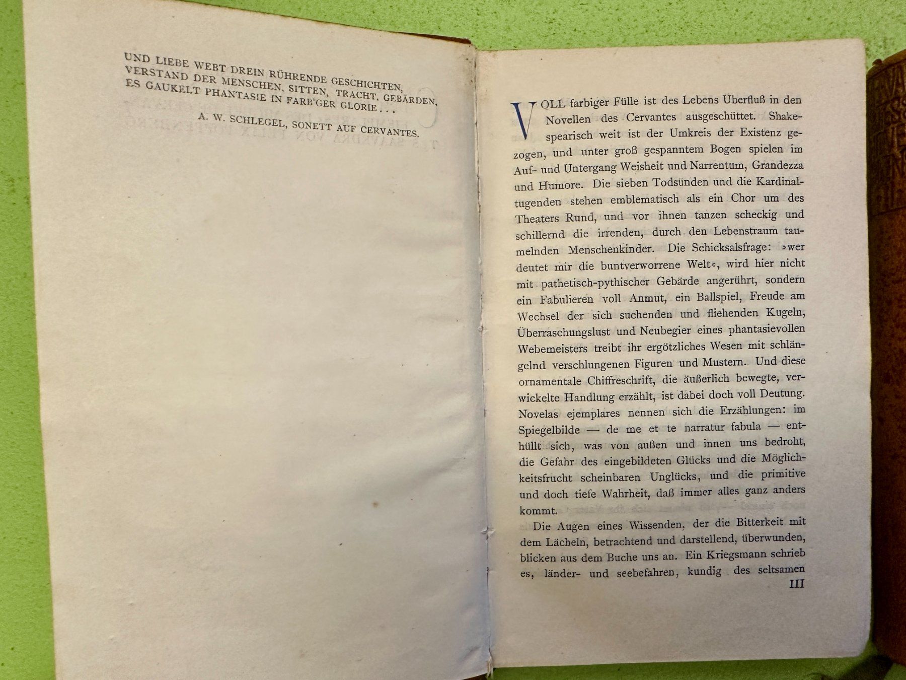 Libri: Cervantes: Die Novellen. 2 Bde. – Usato da Zürich venduto da allp 3
