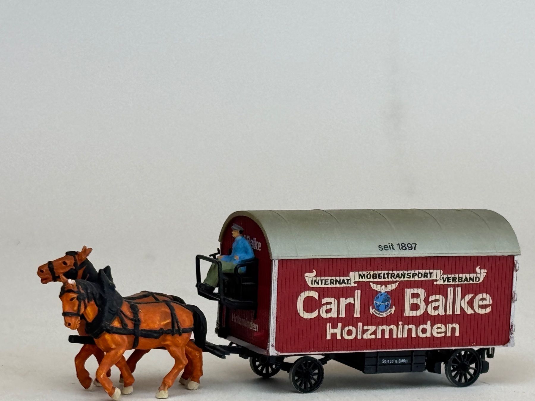 Wiking Modellini d'auto: VE1- Preiser Kutsche  Carl Blanke – Usato da Elm venduto da Wikmtz