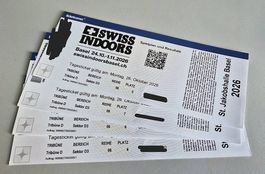 4 Tickets | Swiss Indoors 26.10.2026 | Kat.1 - D3