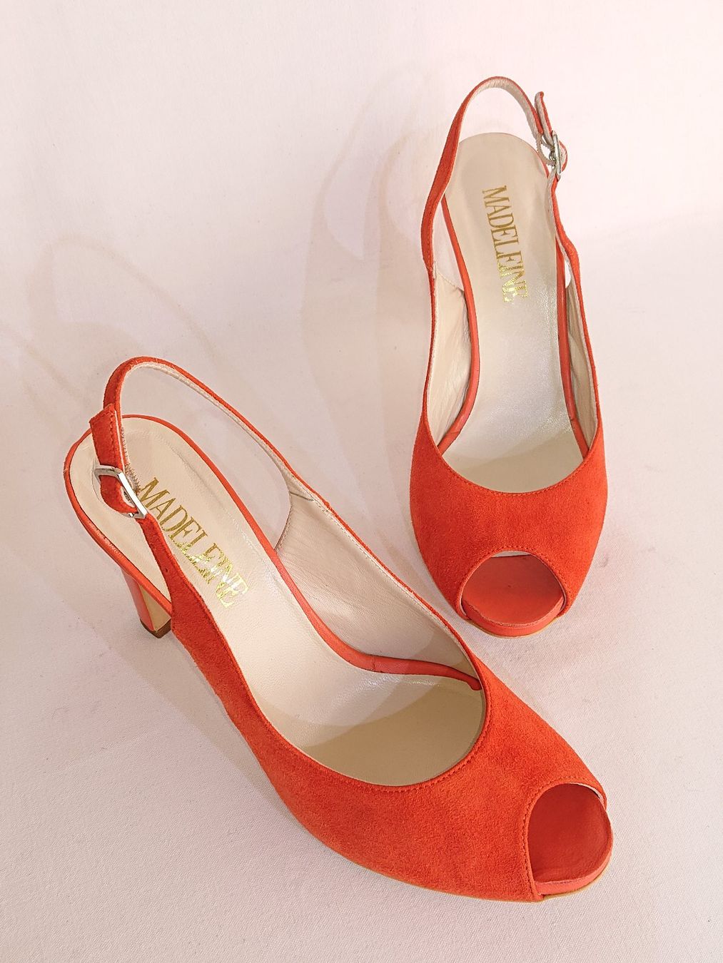Madeleine Scarpe da donna: Peeptoes - MADELEINE - 39 - Leder - orange – Usato da Thusis venduto da drd_zy9w 2