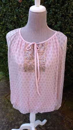 Festliche CARTOON Gr. 40 Rosa mit Pailletten Top
