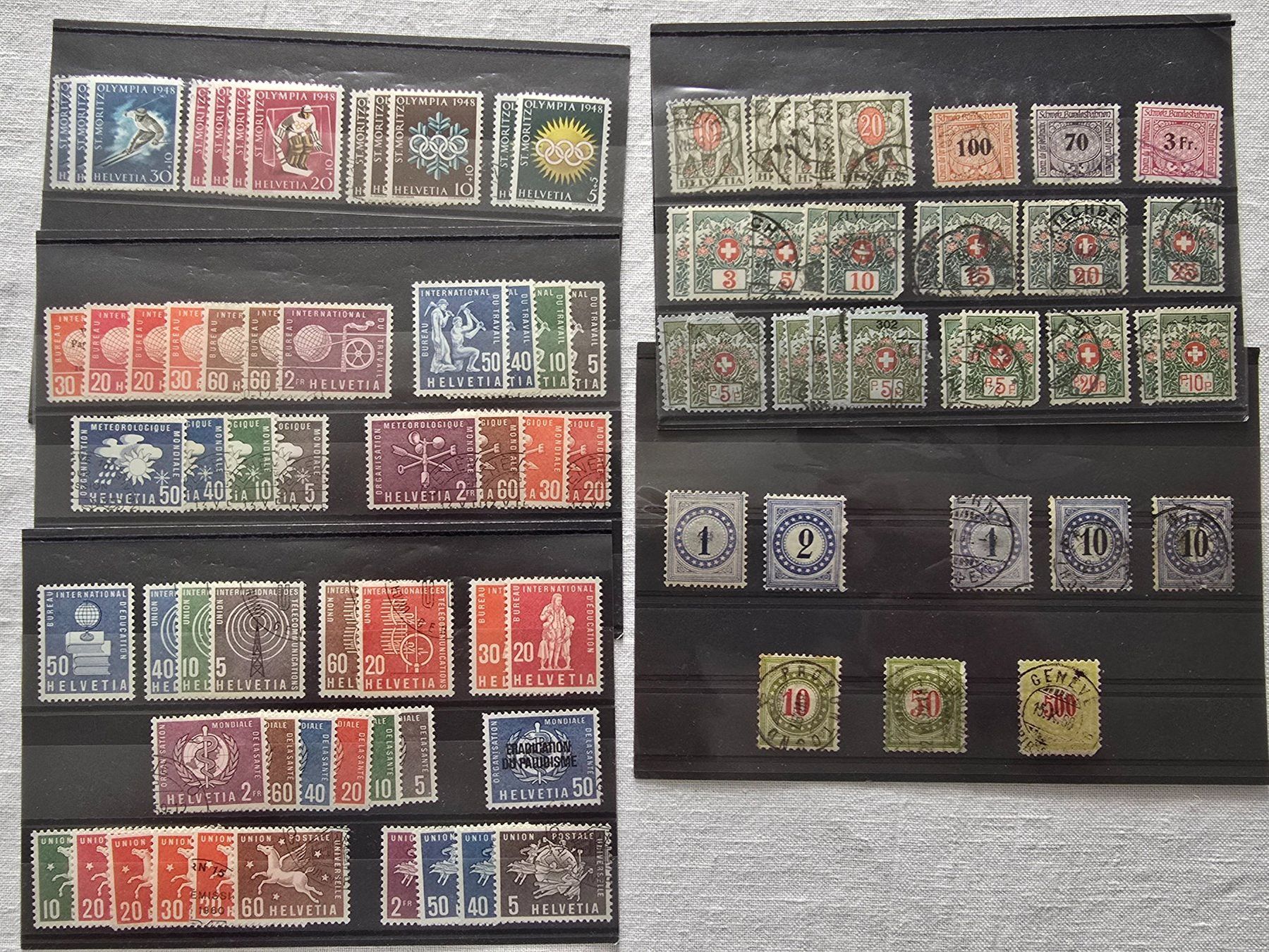 Tutti i francobolli: Schweizer Briefmarken Sammlung - große Kiste – Usato da Ehrendingen venduto da trickyvicky 4