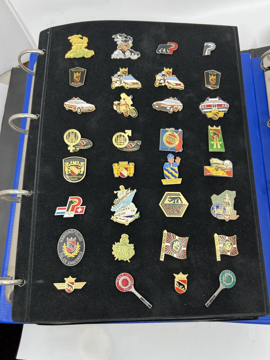 Placchette & Badge: Konvolut Polizei Pins CH/Ausland – Usato da Berikon venduto da DGC-1995 1