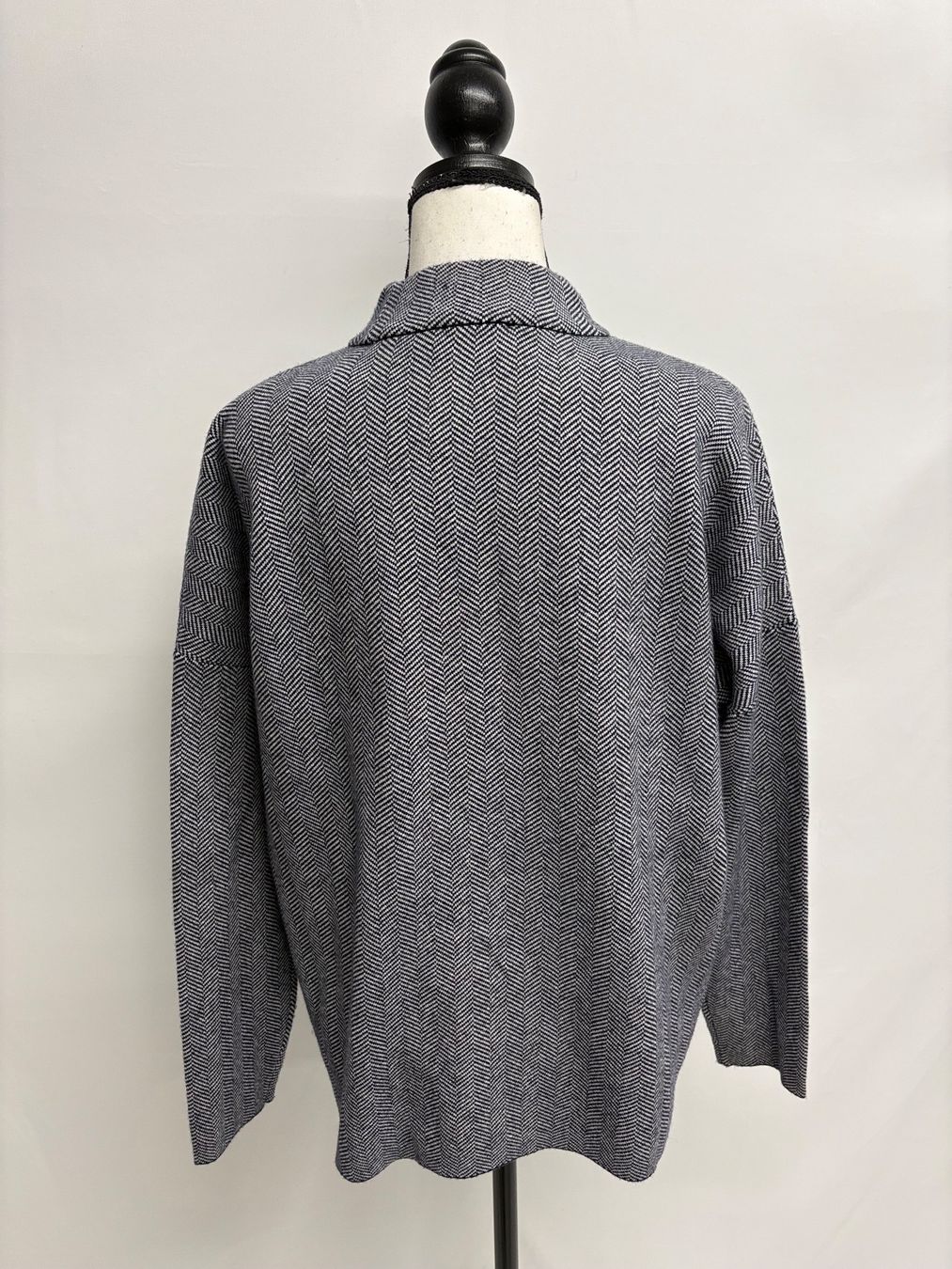 Maglioni & Felpe: Kate Storm Pullover Fischgratmuster Gr. XL blau Turtleneck – Nuovo (secondo la descrizione) da Regensdorf venduto da secondchancefashion 4