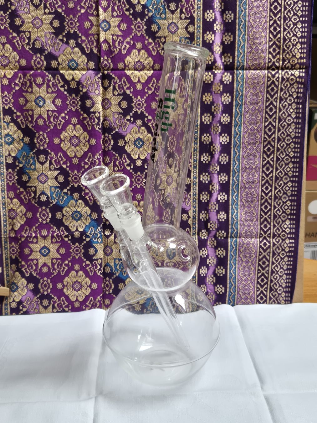 Narghilé: Glas Bong "High Society" mit Diffusor - Neu – Nuovo e nell'imballaggio originale da Höfen b. Thun venduto da enr_7xsd 3