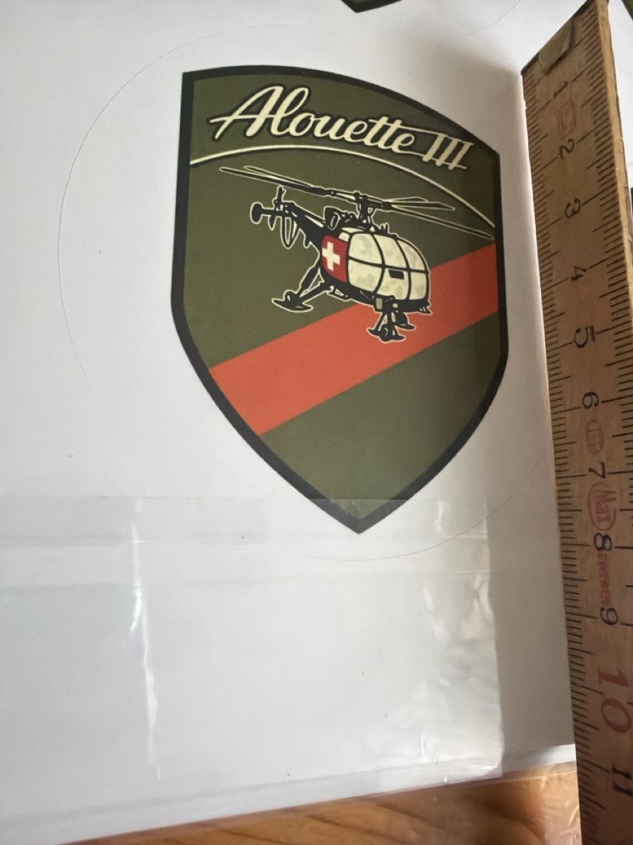 Aufkleber: Autocollant rond Alouette 3 🇨🇭 – Neu (gemäss Beschreibung) aus romanel-sur-Lausanne von GregaAlouetteIII 1