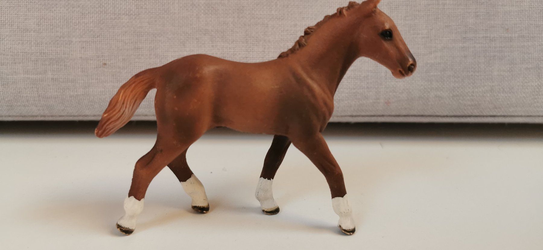 Schleich Giocattoli: Schleich Fohlen, braun – Usato da Langendorf venduto da Laedi6