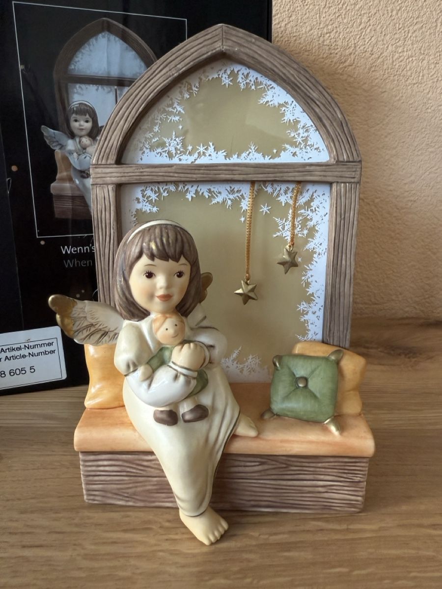 Statuette: Goebel Engel mit Fenster und Teelicht – Usato da Sarmenstorf venduto da Nathaliie_21 2