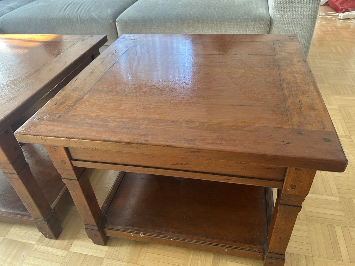 Tische: 2er Set Holztische rustikal – Gebraucht aus Binningen von drummer81 2
