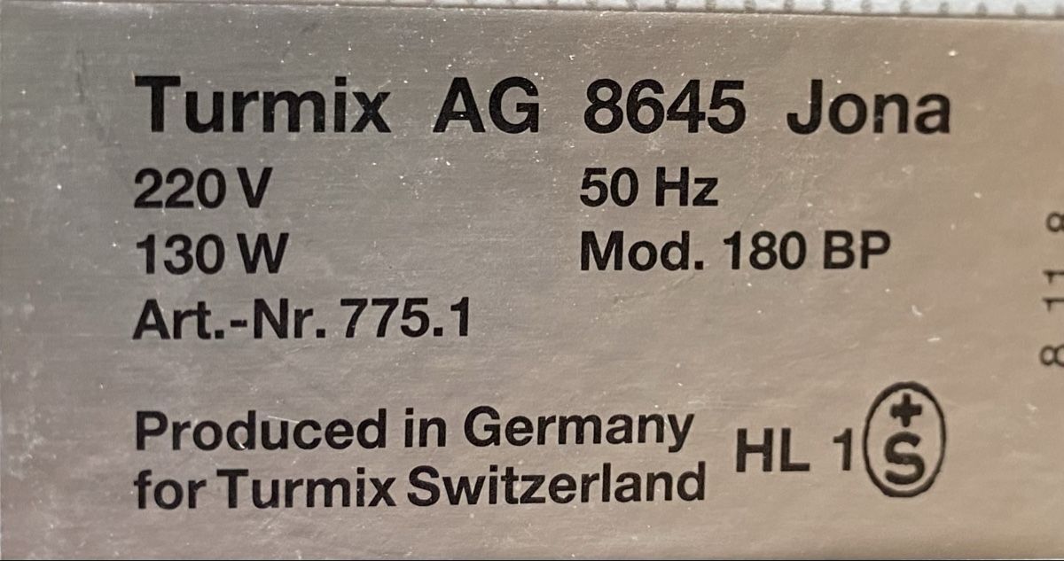 Turmix Elettrodomestici da cucina: Aufschnittmachine nie gebraucht! – Nuovo (secondo la descrizione) da Wilderswil venduto da rbo_vv5t 1
