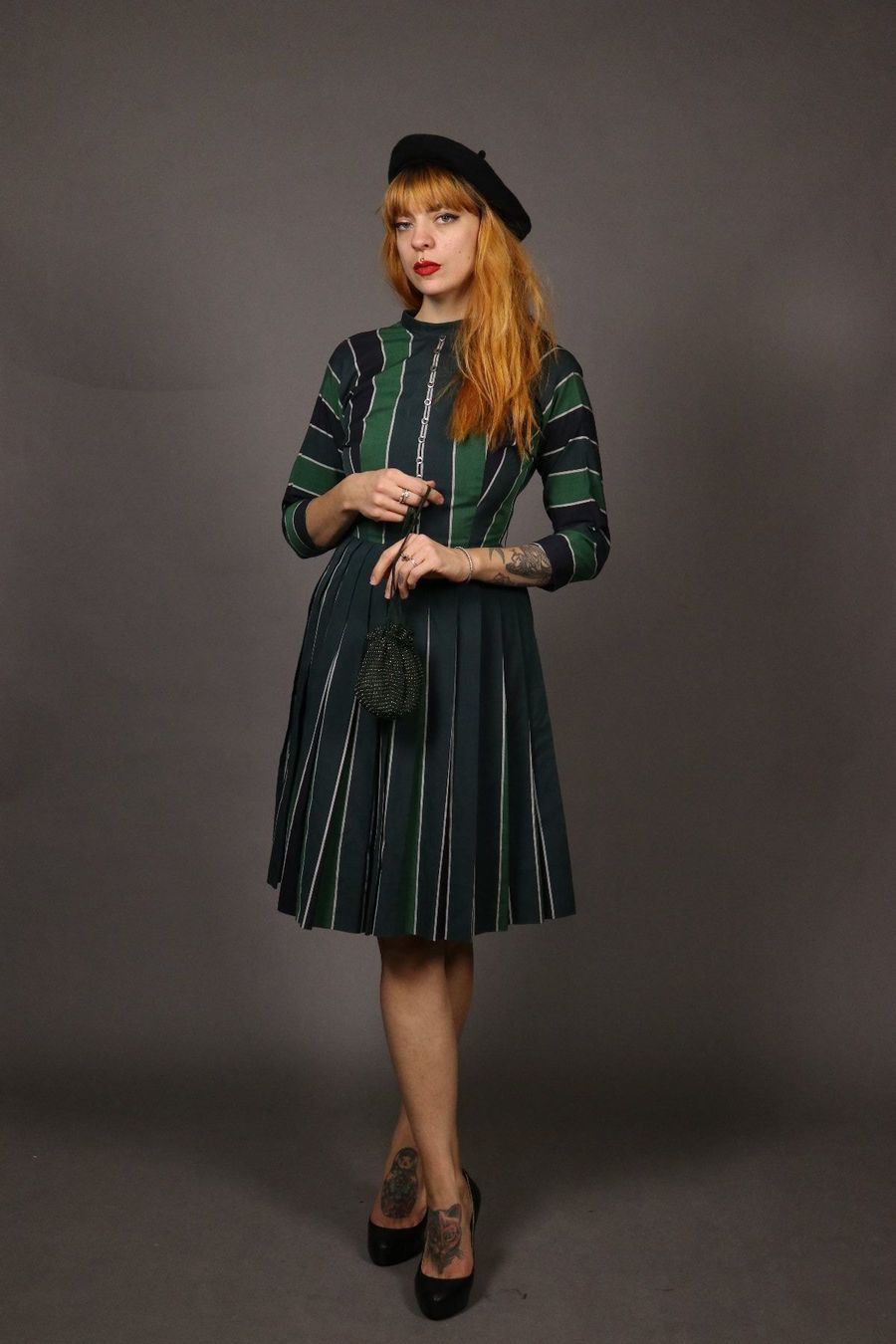 Vestiti: Vintage 1940er JONATHAN LOGAN Kleid- Xs – Usato da Hombrechtikon venduto da BAZ-Vintage 6