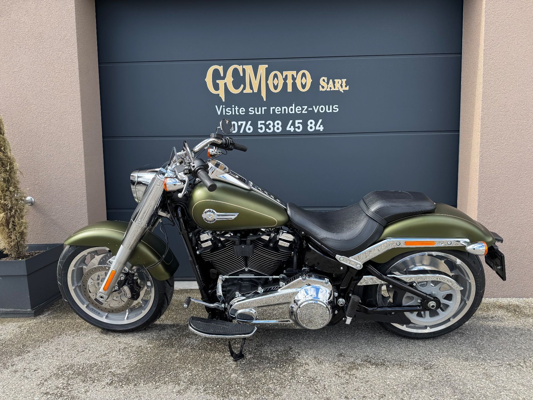 Harley-Davidson Chopper: Harley Davidson Fat Boy 114 LEASING POSSIBLE – Usato da Echallens venduto da HD90 8