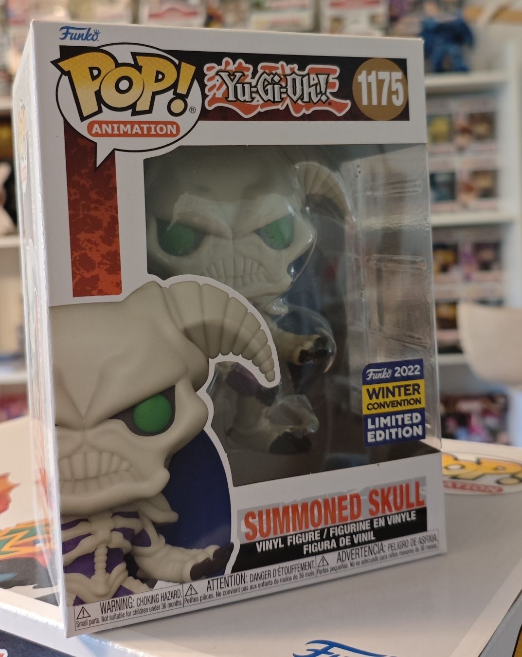Funko Pop Yu-Gi-Oh! Summoned Skull 1175 Winter Convention (Neu und ...