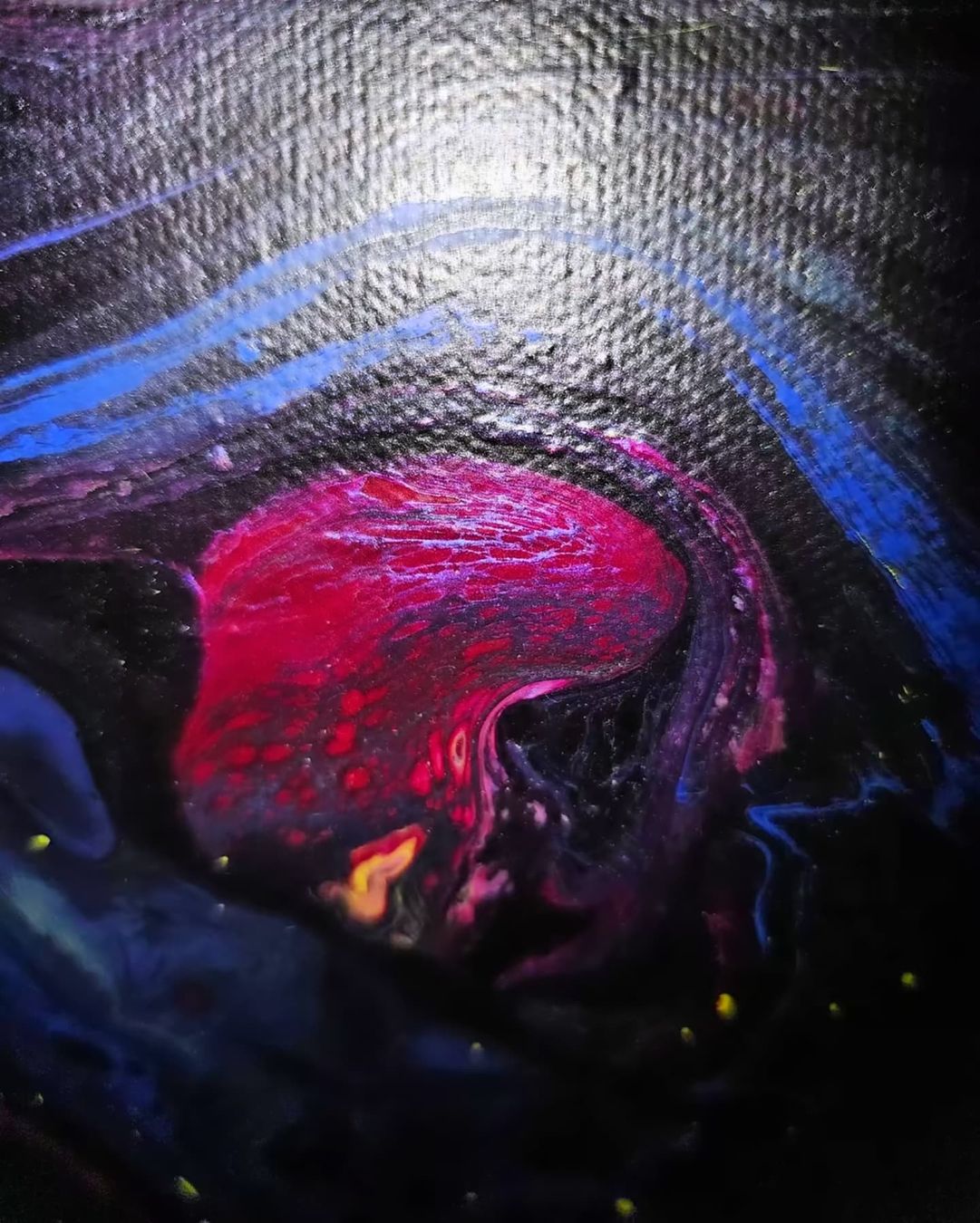 Gemälde: Abstraktes Bild von mir gemalt 1mx70 mystical depth – Neu und originalverpackt aus Zürich von Melossoap 5