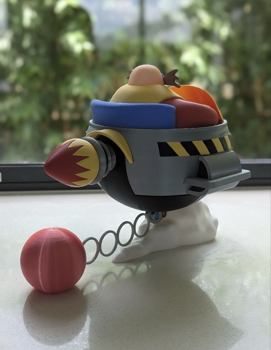Statuette: Dr. Eggman Figur 3D Druck – Nuovo (secondo la descrizione) da Embrach venduto da Niko_357 1