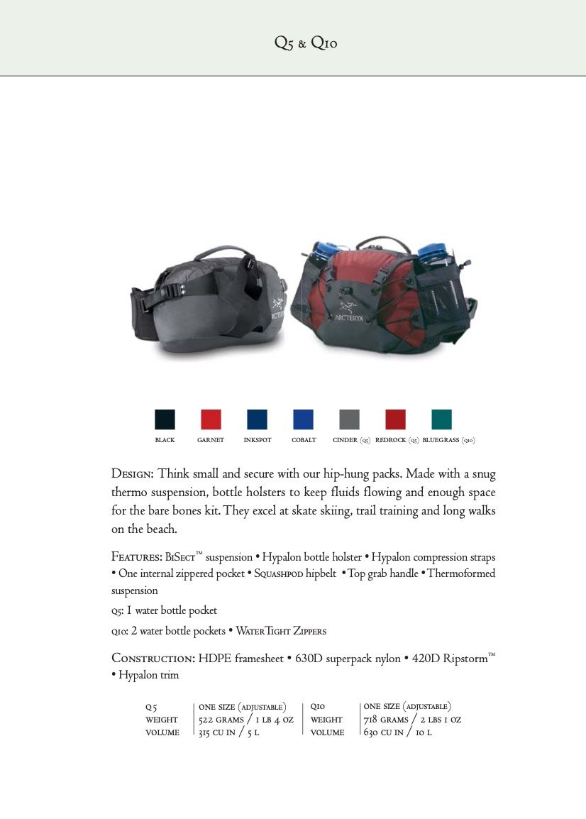 Arcteryx Taschen: Arcteryx Q10 Waist Pack selten – Gebraucht aus Reinach BL von tomh79 3