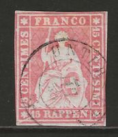 1855 : Strubel Nr. 24B, Zweikreis Unterseen, geprüft