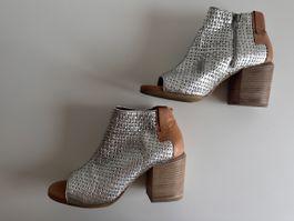 Vic Matie Sandaletten, silber/braun, Grösse 37