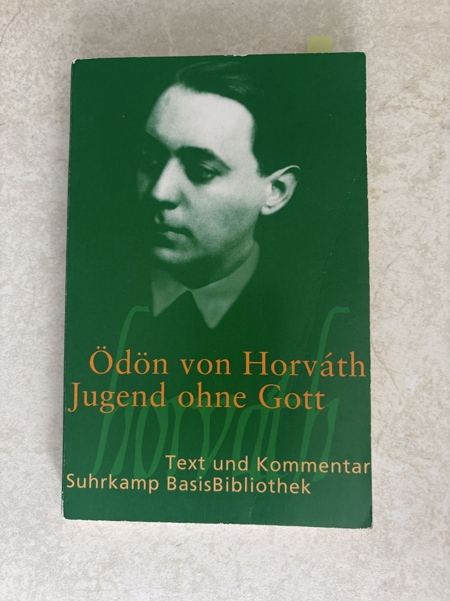 Bücher: Ödön von Horváth - Jugend ohne Gott – Gebraucht aus Zürich von