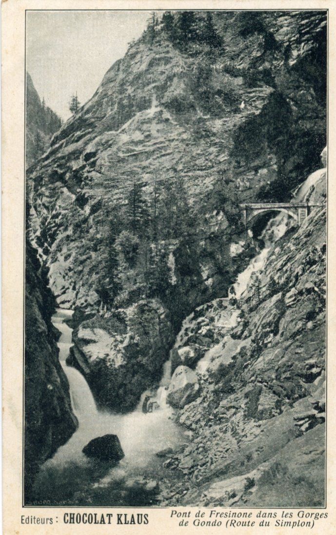 Cartoline postali: Gondo   VS    -       3  diverse Ansichtskarten – Usato da Brig venduto da Valcards54 1