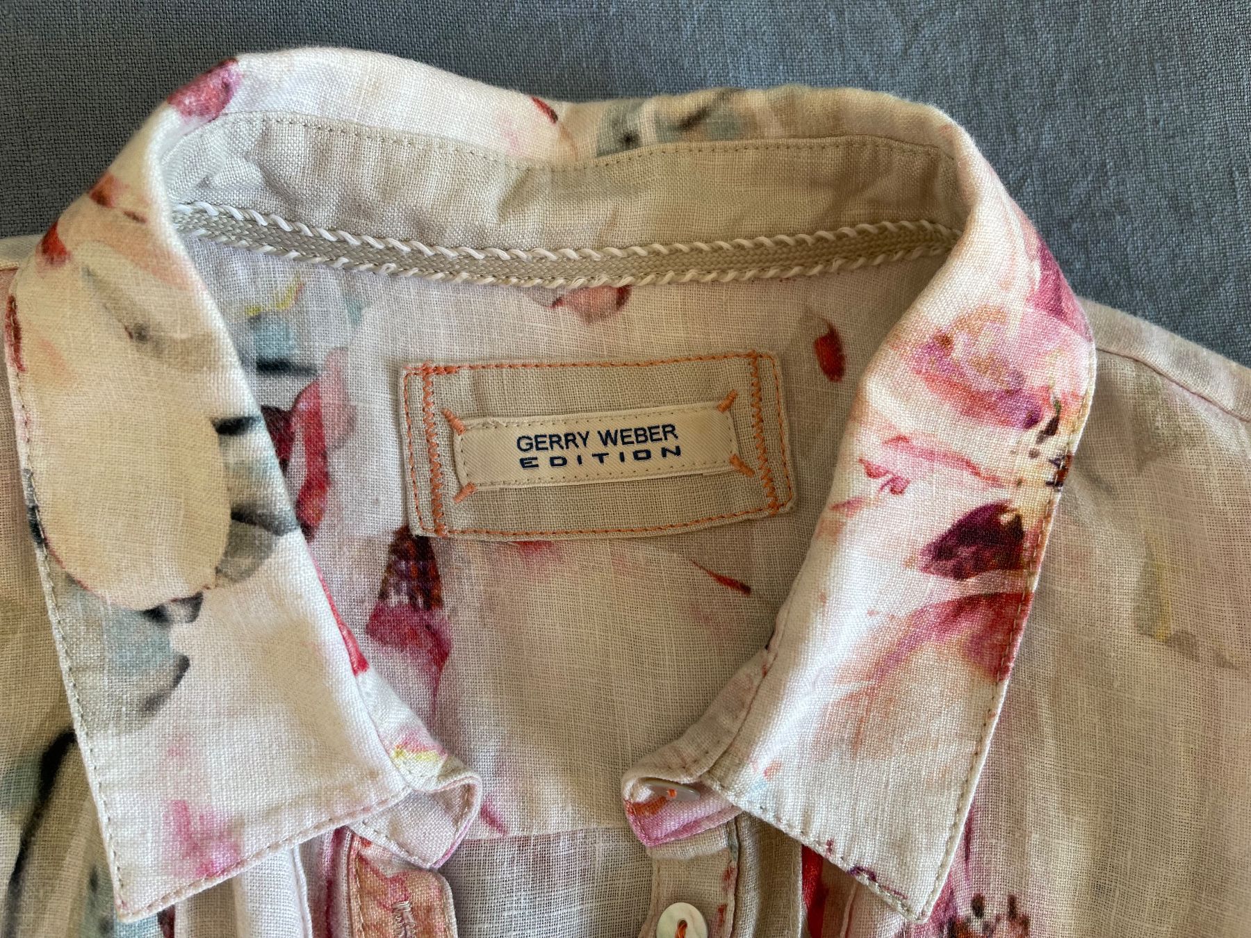 Gerry Weber Camicette: GERRY WEBER Leinenbluse mit 3/4 Armlänge, Gr. 42 – Usato da Meggen venduto da tulipe21 4