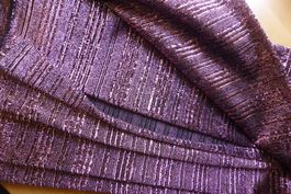 Glimmerstoff Glitzerstoff - lila-violette-altrosa 105 x 400
