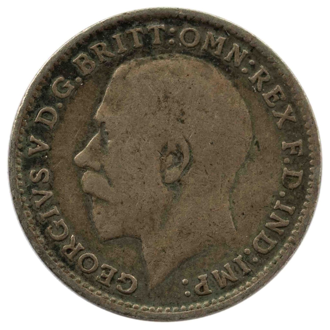Tutti le monete: Grossbritannien 3 Pence 1919 Silber – Usato da Rotkreuz venduto da Swiss-Coins 1