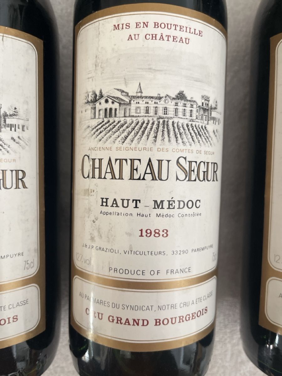 Wein: 4x Chateau Segur Haut-Medoc 1983 – Neu und originalverpackt aus Gockhausen von London95 3