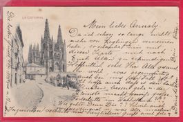 BURGOS, LA CATEDRAL, 21.1.1902 (IN DER SCHWEIZ VERSCHICKT)