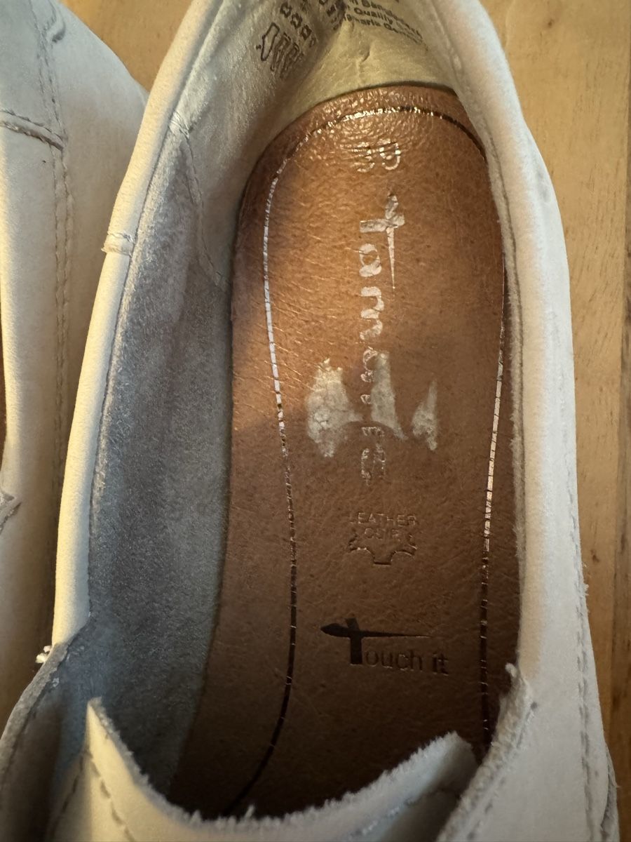 Tamaris Scarpe da donna: Schuhe Tamaris Leder beige Grösse 39 – Usato da Zürich venduto da oase69 1