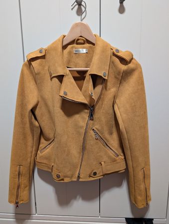 BELCCI Damen Lederjacke (Kunstleder) Senfgelb Grösse S