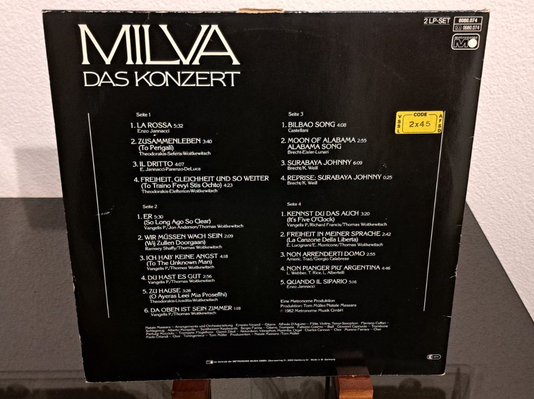 Dischi in vinile: MILAV - Das Konzert 2 LP's VG+/VG+ – Usato da Günsberg venduto da Fleder4 1
