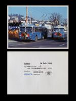 Luzern Bahnhofplatz VBL Trolleybus SWP FBW Foto Ausdruck A5