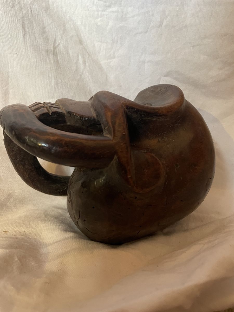 Statuette: Alter Schädel Holz – Usato da Benken SG venduto da tame_impala 3