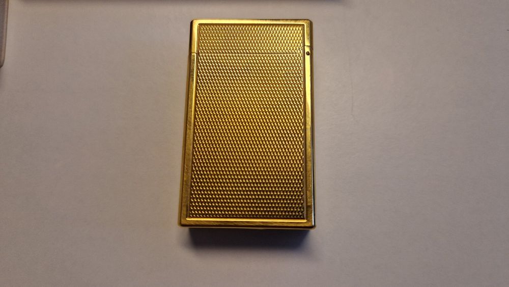 Feuerzeug S. T. DUPONT Linie 1 (Gross) vergoldet von 1998 Kaufen auf Ricardo