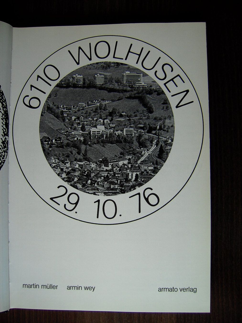 Libri: WOLHUSEN - 6110 - 29.10.76 – Usato da Buochs venduto da Jenymak 1