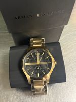 Armani Exchange orologio da uomo, dorato - come nuovo!