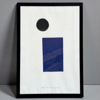 Malevitsch affiche d'art "Cercle & Carré 1915" ACTE III 1990