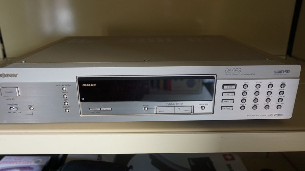 Ampli Hi-Fi Occasion Tuner FM Analogique Sony ST-A7B - Occasion, Double Affichage, Pour Chaîne Hi-fi Vintage Amplificateur Sony