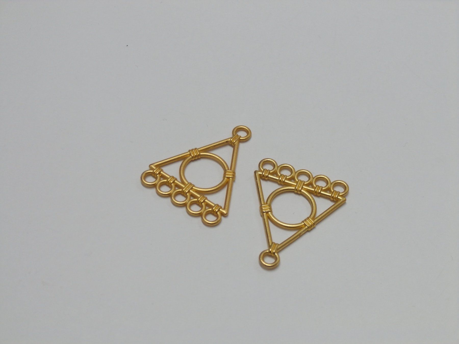 Perle (finte): 11 Metall Verbinder matt (2178) – Nuovo e nell'imballaggio originale da Blatten b. Naters venduto da Hobschelti 1