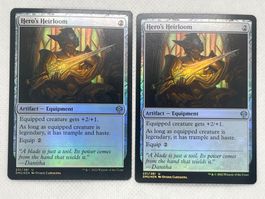2x Hero's Heirloom Foil MTG