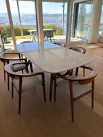 Marmor Tisch mit Stühlen