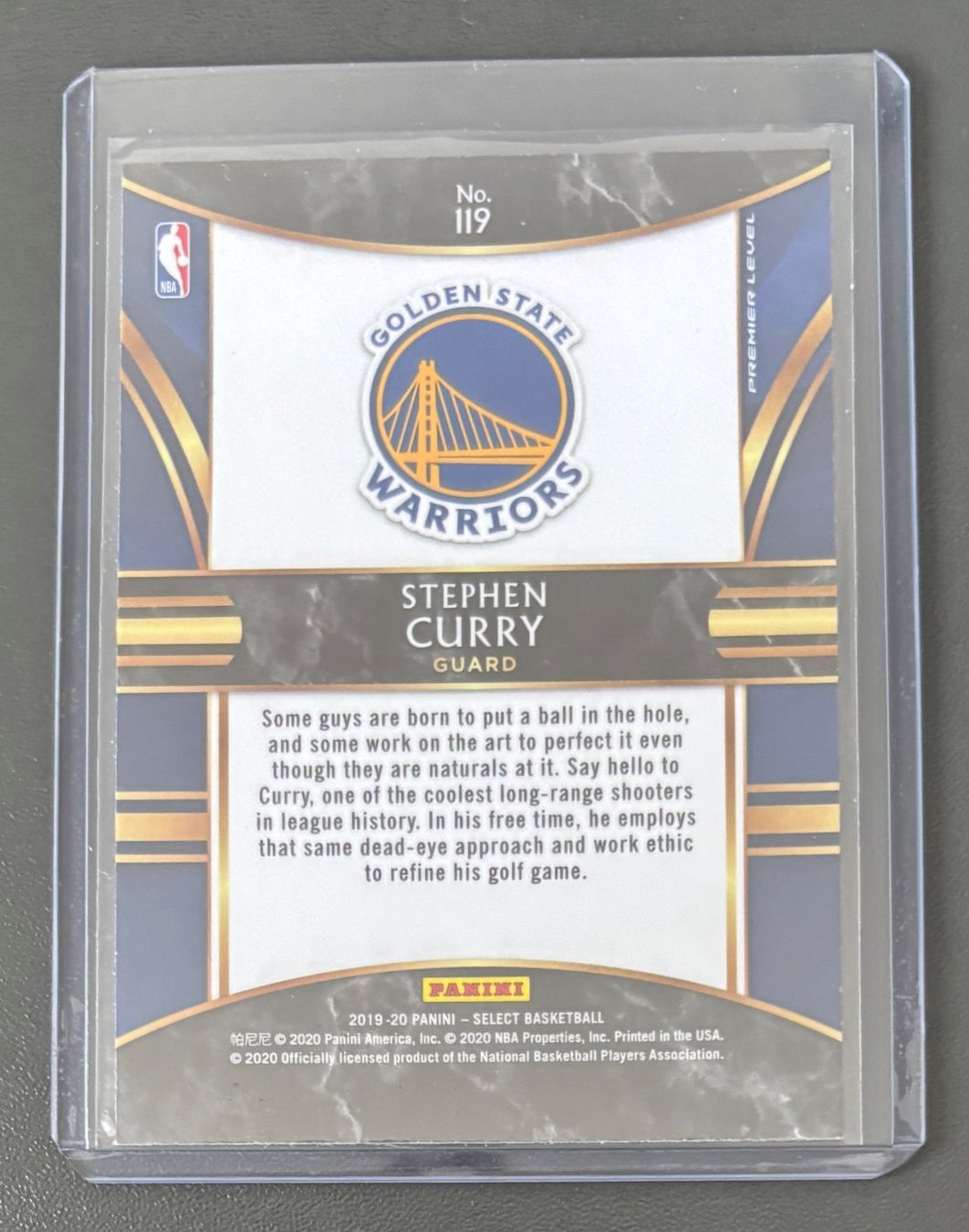 Nba Carte collezionabili: NBA Stephen Curry 2019-20 Select Premier Level Card – Nuovo (secondo la descrizione) da Muri b. Bern venduto da winningloser 1
