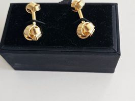 Manchettenknöpfe  golfarbiger Knoten
