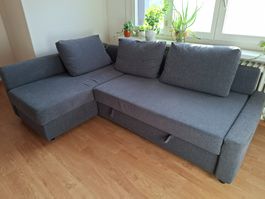 Ikea Couch/Sofa/Ecksofa Friheten dunkelgrau