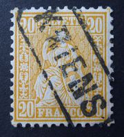 Nr. 32 mit eingefasstem Stabstempel KRIENS LU