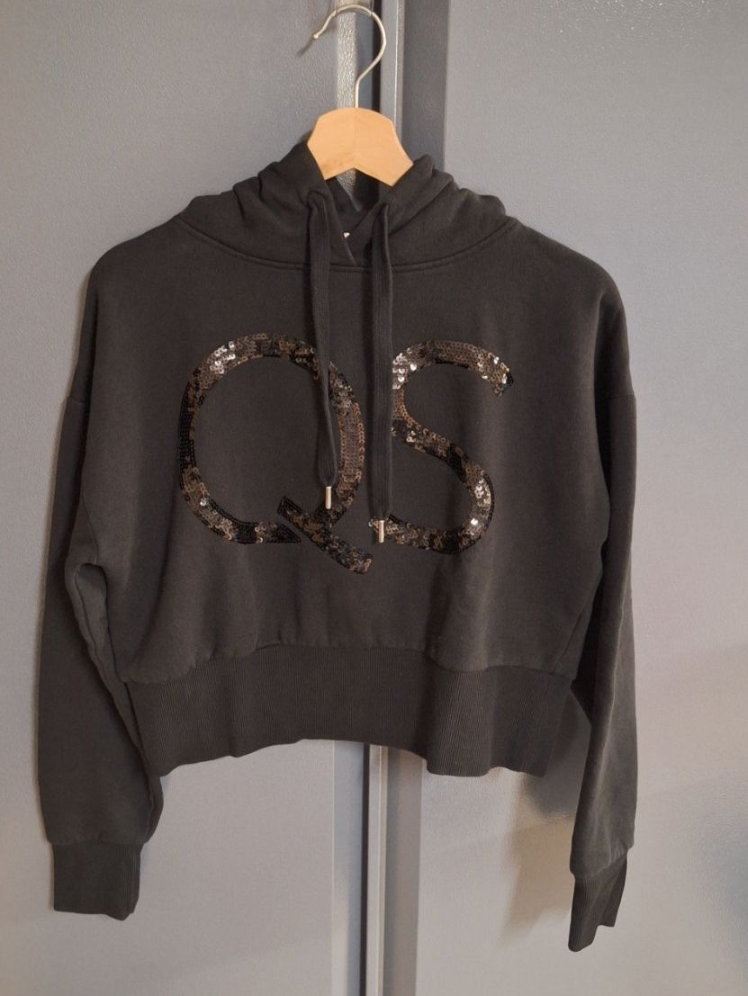 S.Oliver Pullover & Sweatshirts: QS by s.Oliver Kapuzenpullover schwarz Grösse M – Gebraucht aus Diessenhofen von str_p57p